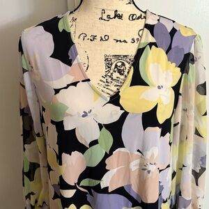 Calvin Klein Pastel Floral Top